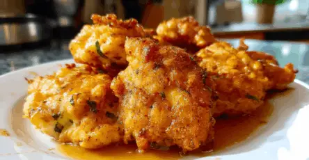 Frittelle di pollo con formaggio
