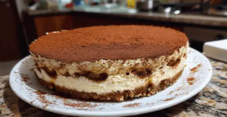 Tiramisù cheesecake alternativa