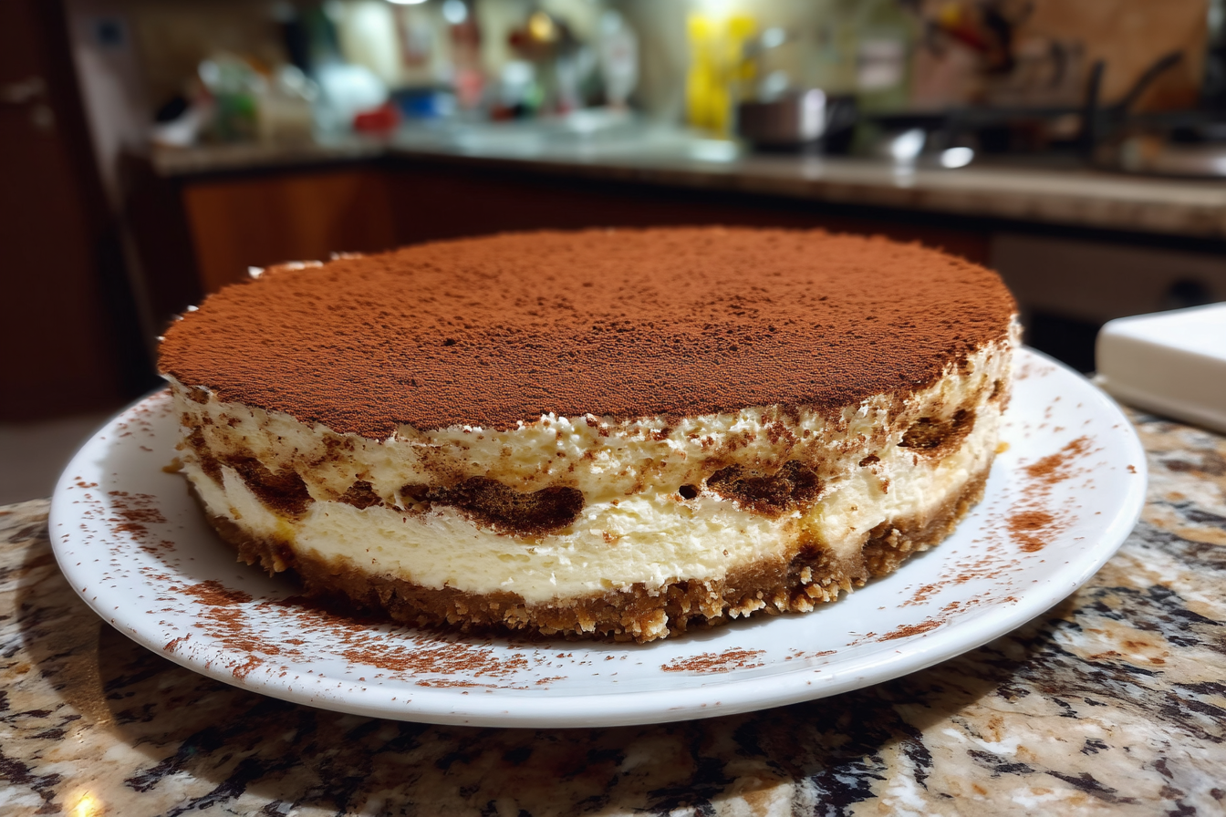 Tiramisù cheesecake alternativa