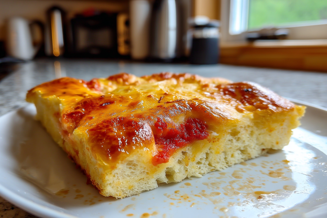 Pizza parrocchiale fatta in casa