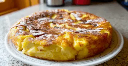 Frittata di mele dolce