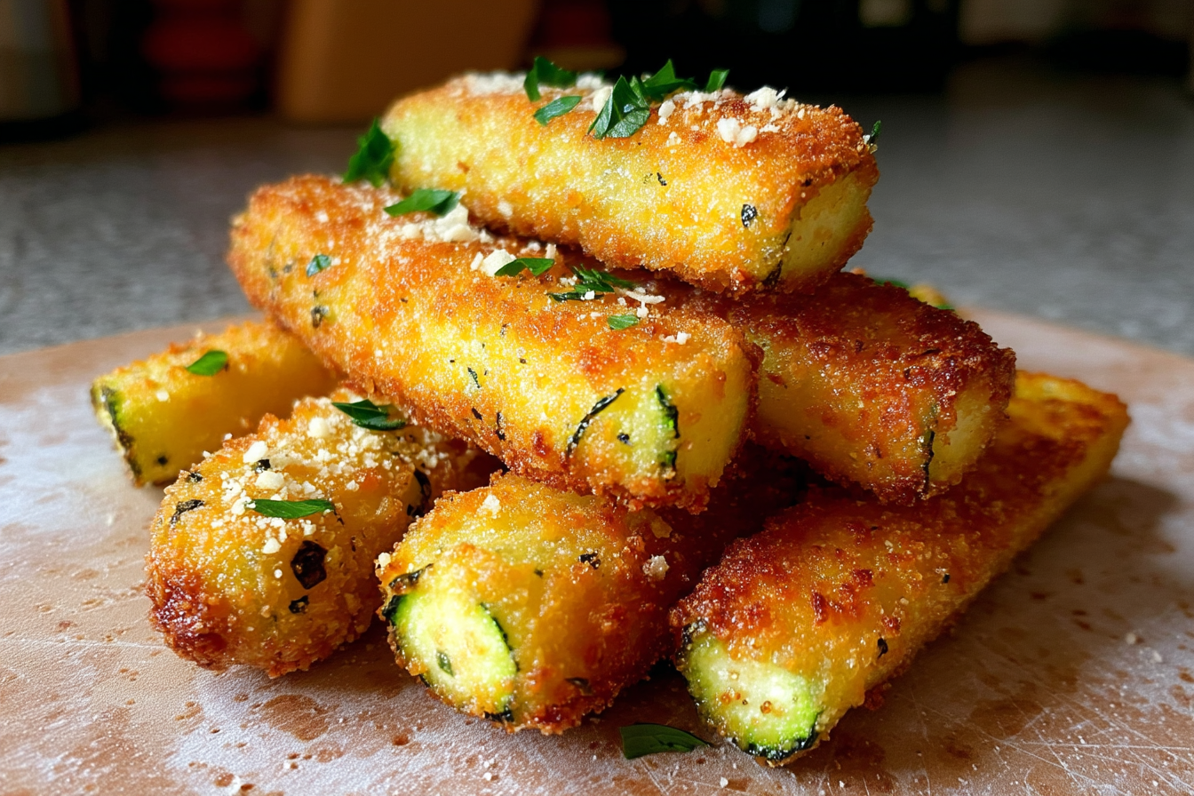 Bastoncelli di zucchine croccanti