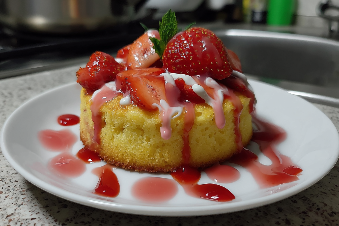 Torta Mimosa al Limone e Fragole