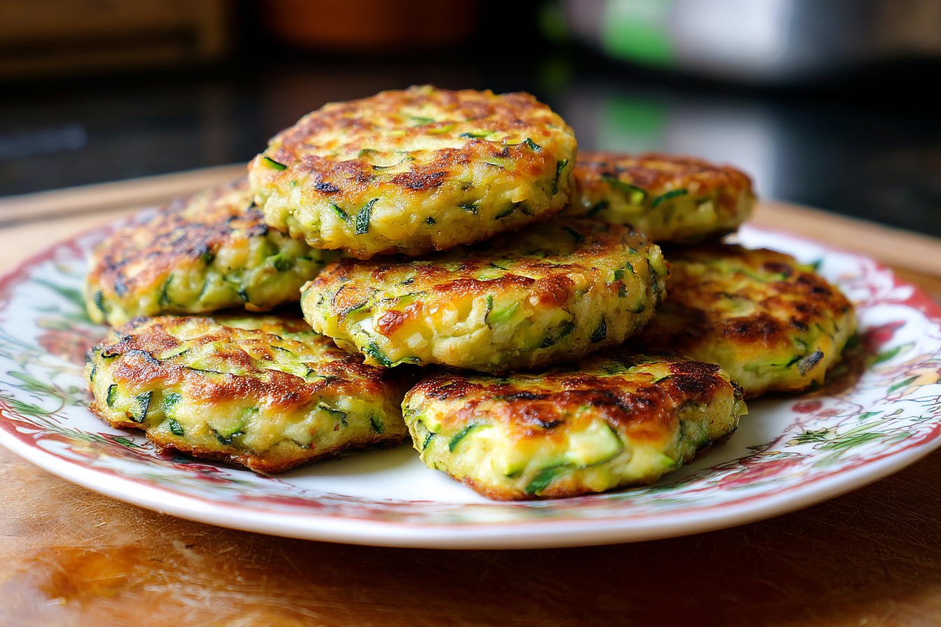 Hamburger di zucchine deliziosi