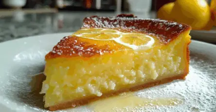Torta al limone morbida