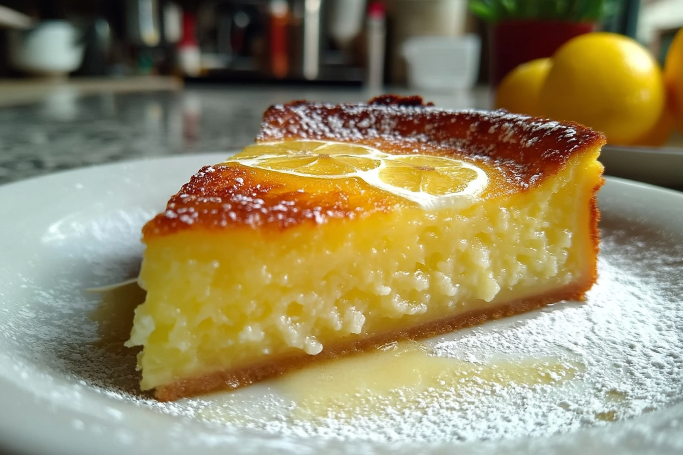 Torta al limone morbida