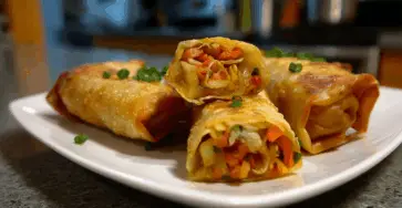 Involtini primavera di verdure fatti in casa
