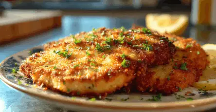 Cotolette di pollo impanate