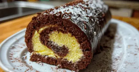 Rotolo di cioccolato goloso