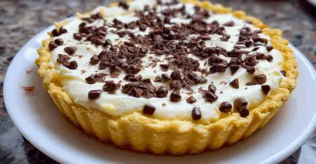 Crostata al mascarpone e cioccolato