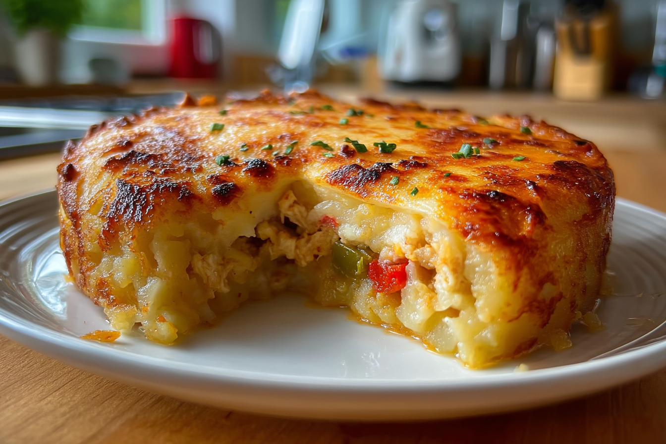 Tortino di pollo e patate