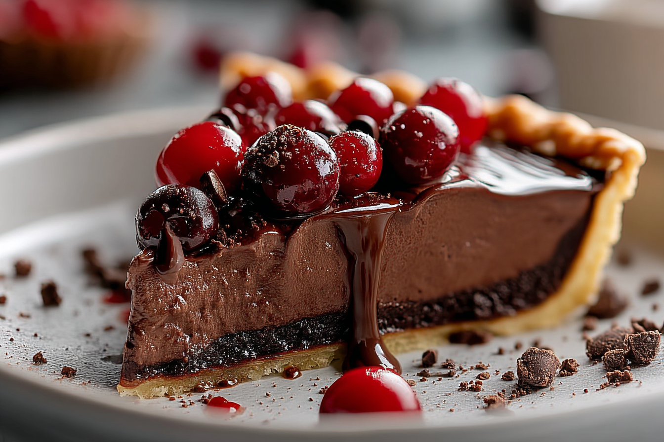 Torta al cioccolato ciliegie
