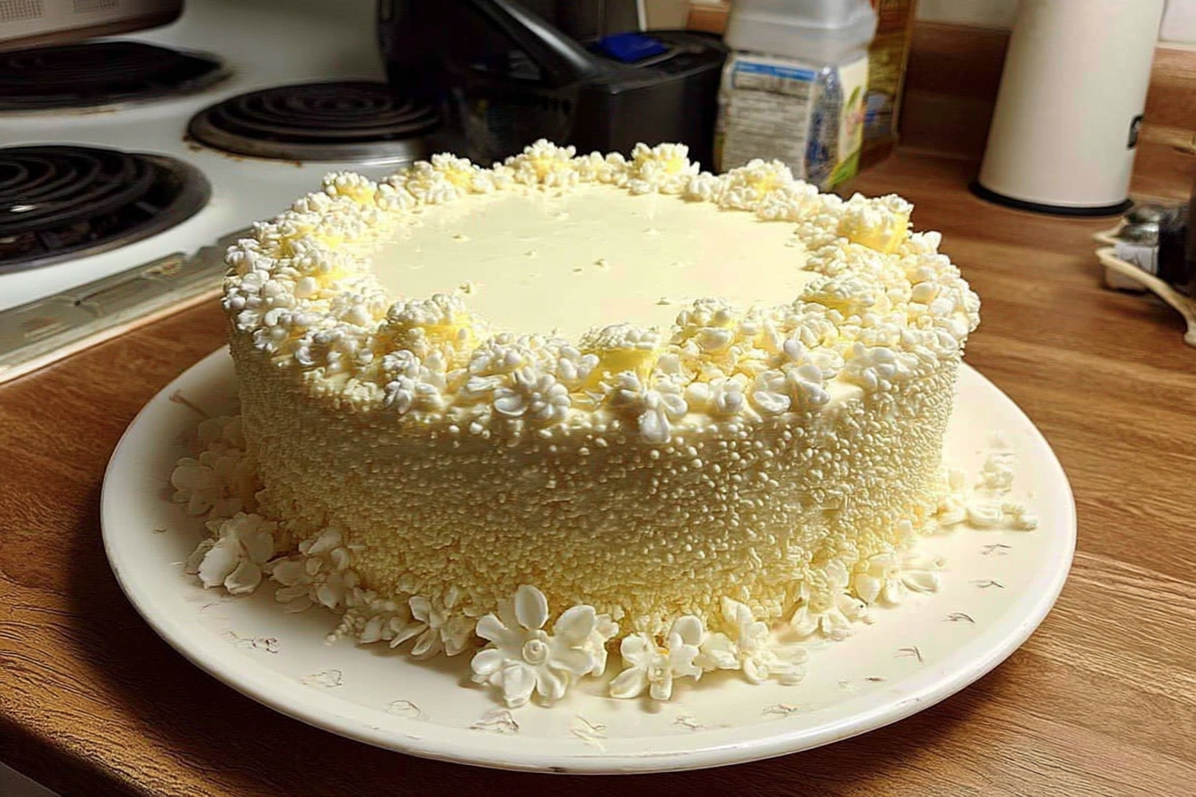 Torta al limone con crema al burro