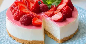 CHEESECAKE FRAISE MASCARPONE SENZA GELATINA