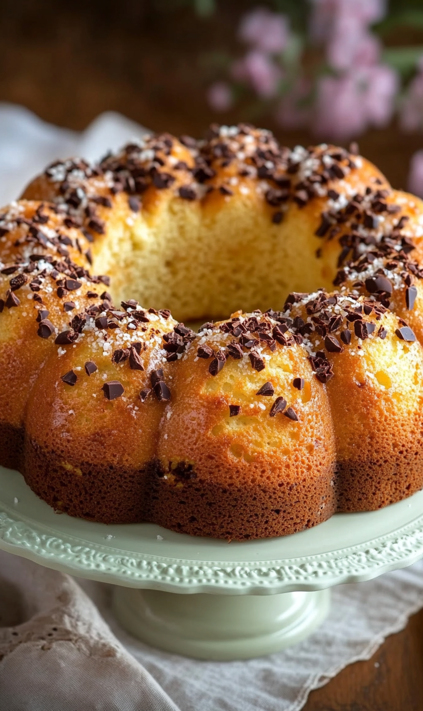 ciambellone con gocce di cioccolato