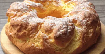 Ciambellone con ricotta e mele