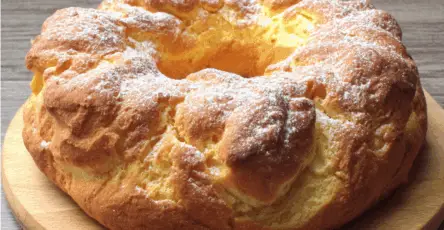 Ciambellone con ricotta e mele