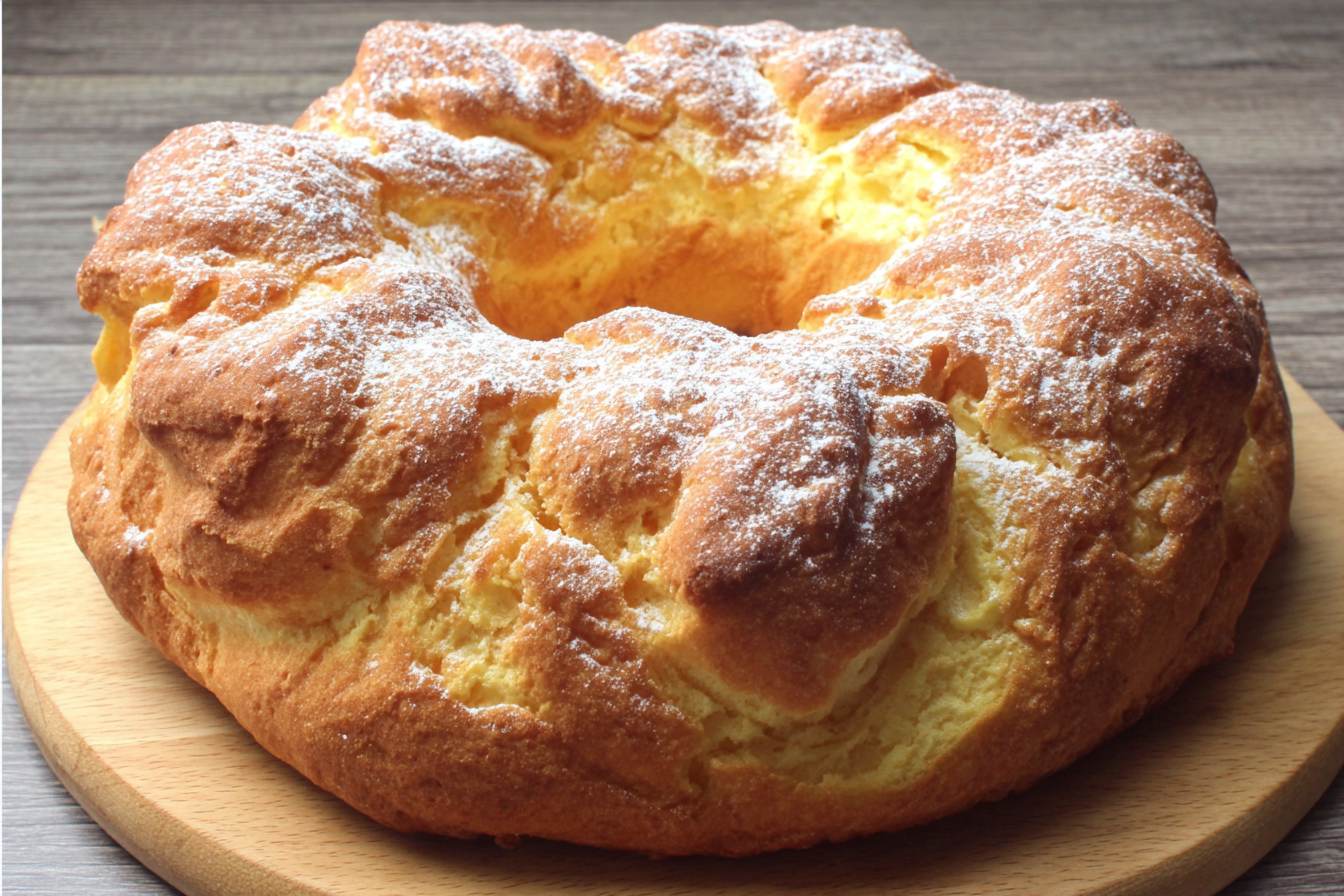 Ciambellone con ricotta e mele