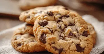 Cookies con gocce di cioccolato