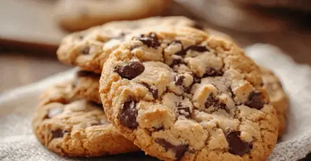 Cookies con gocce di cioccolato
