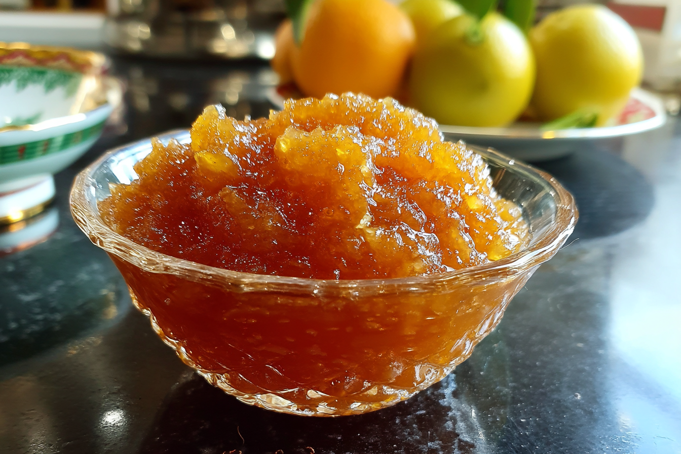 Marmellata senza zucchero di mele e arance