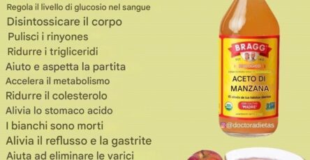 aceto di mele benefici