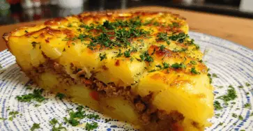 Gratin di patate e carne macinata