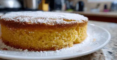 Torta al bicchiere di latte