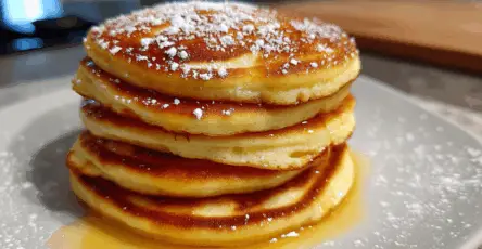 Pancake di mele e yogurt