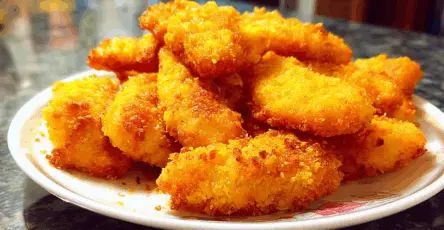 Striscioline di pollo croccanti