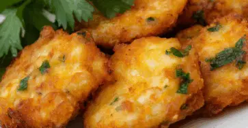 FRITTELLE DI POLLO AL FORMAGGIO