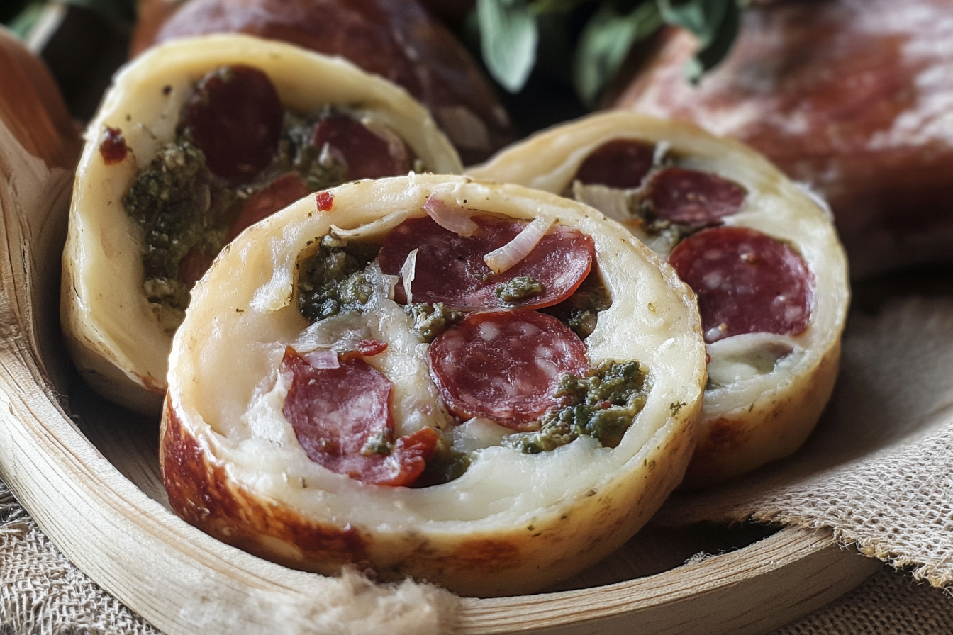 Girelle rustiche con salsiccia