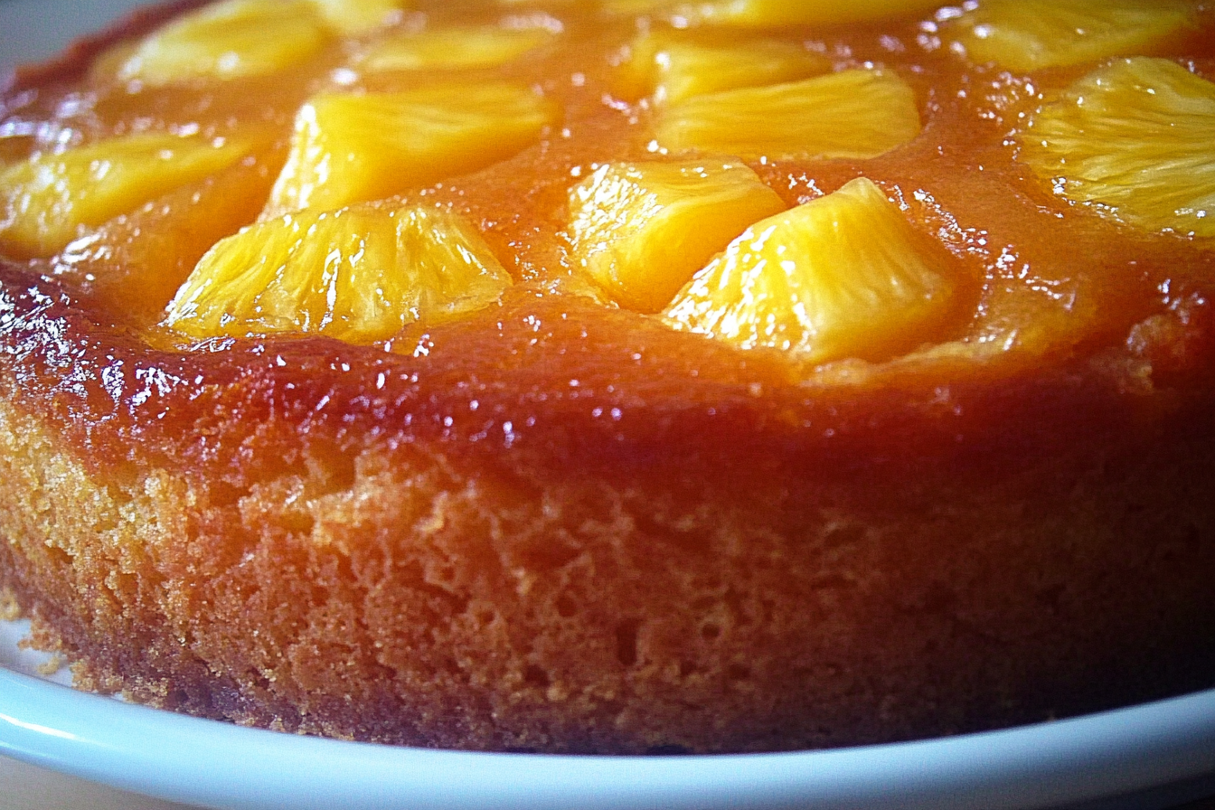 Torta all'Ananas Capovolta