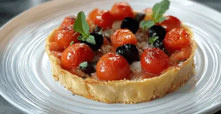 Torta di tonno e pomodorini