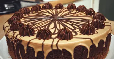 Torta Kinder Bueno con crema Nutkao