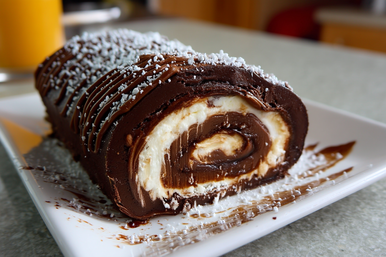 Rotolo goloso senza cottura