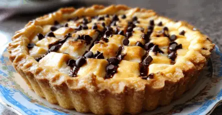 Crostata di Ricotta e Gocce di Cioccolato