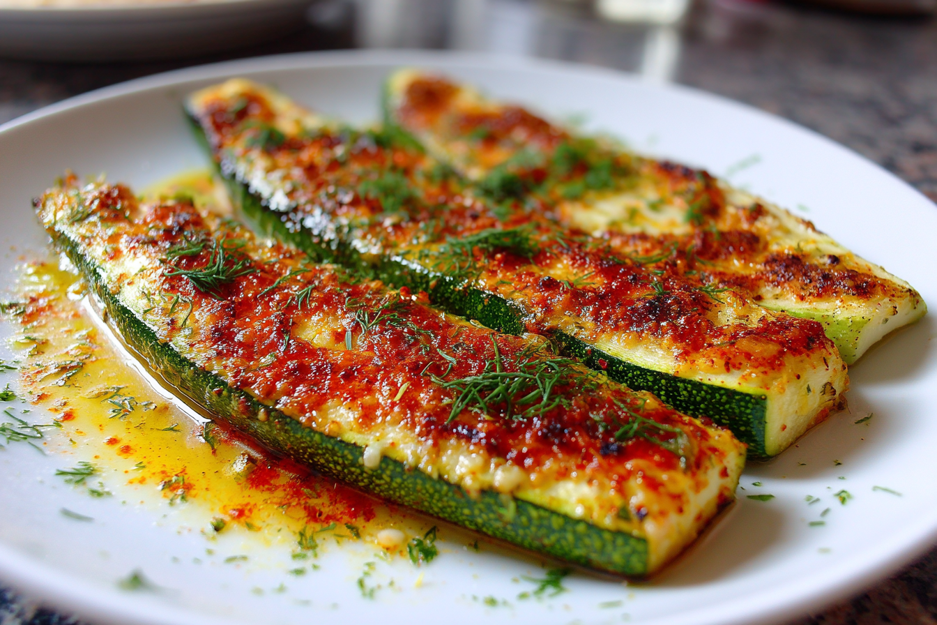 Cotolette di zucchine con salsa all’aglio e aneto