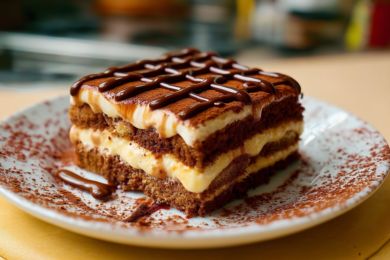 Tiramisù con crema di nocciole