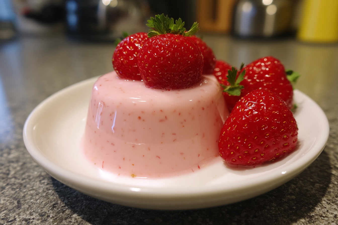 Crema bavarese alle fragole