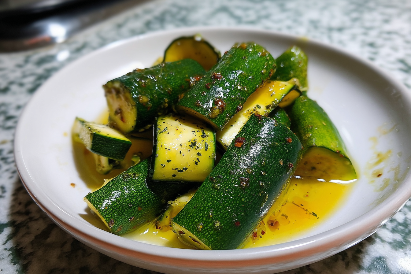 Zucchine Marinate Crude