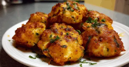 Frittelle di pollo al formaggio
