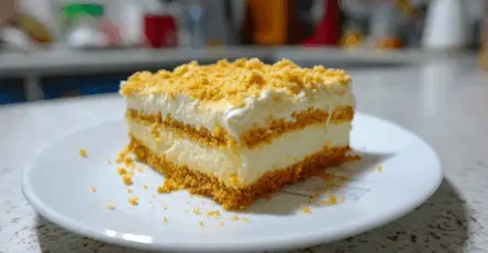 Torta belga cremosa con crema speciale ai 4 latti