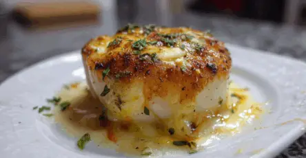 Capesante con Fonduta di Porri