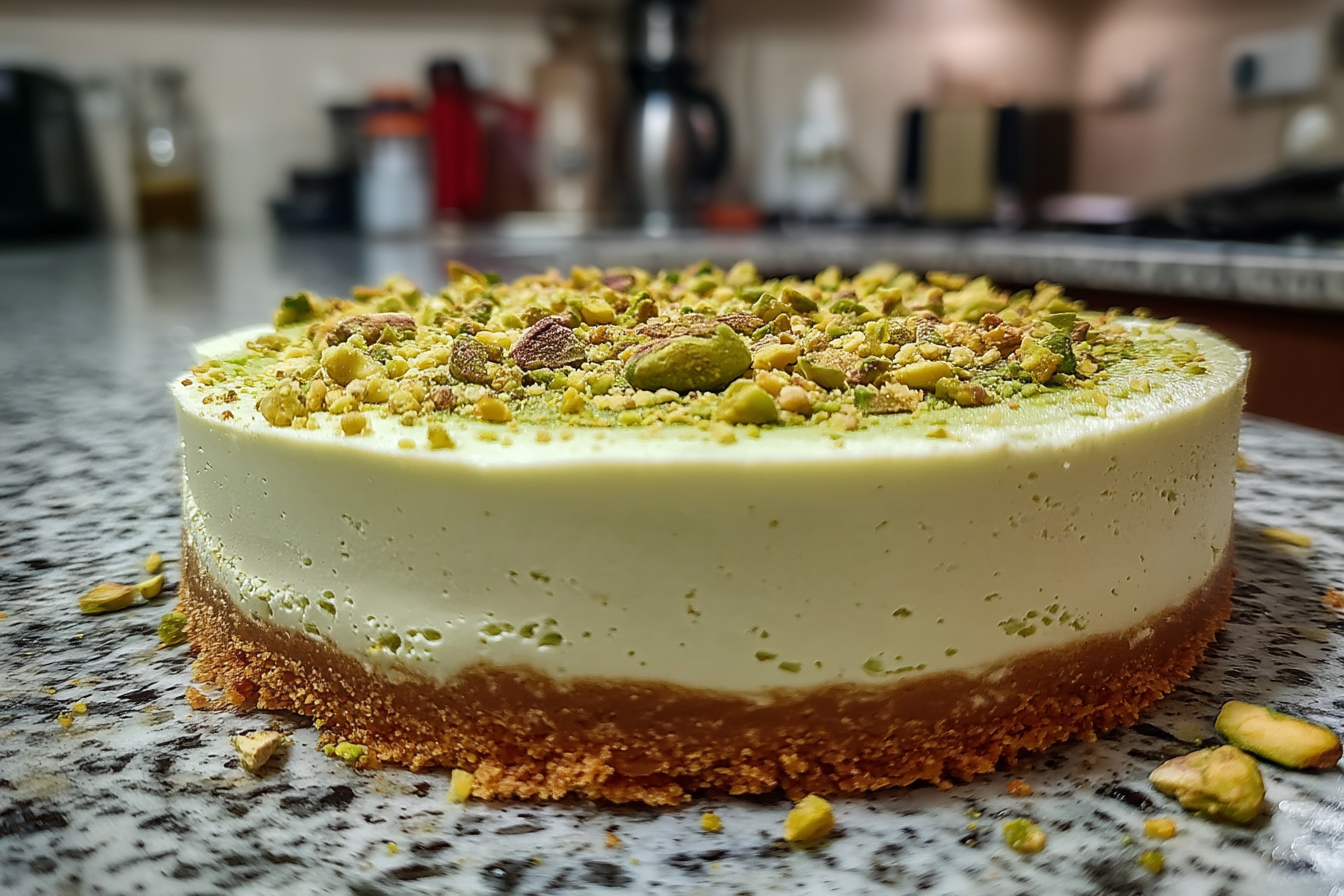 Cheesecake al pistacchio