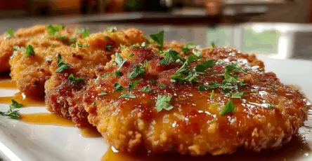 Bistecca di Pollo Fritta a Basso Contenuto di Carboidrati