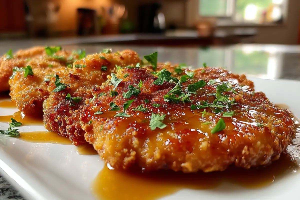 Bistecca di Pollo Fritta a Basso Contenuto di Carboidrati