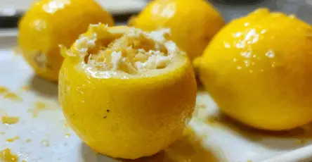Limoni ripieni salati