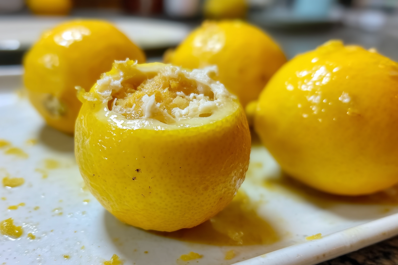 Limoni ripieni salati