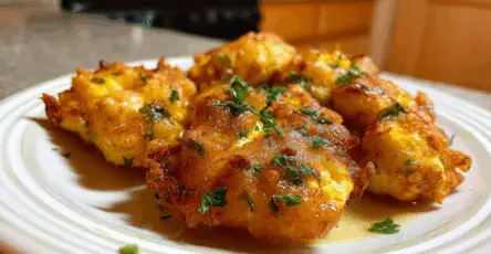 Frittelle di pollo al formaggio